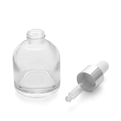 Kem nền không tràn Chai thủy tinh 18mm Chai nhỏ giọt màu hổ phách