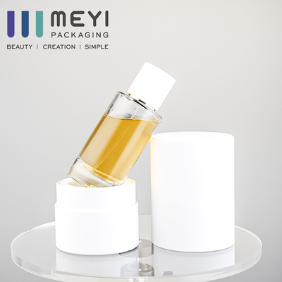 Không - Rò rỉ chai nước hoa 50ml với nắp nước hoa màu trắng