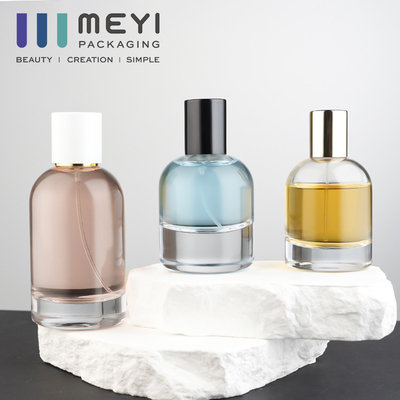 Nước hoa 100ml Chai xịt thủy tinh mờ Hũ vàng bạc
