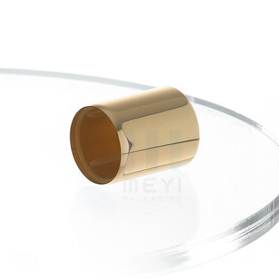 Mức độ nhẹ nước hoa nắp chai trong màu vàng nhôm với phiên bản Crimp cổ kết thúc